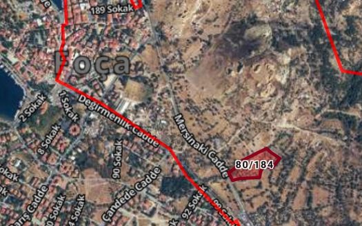 İZMİR FOÇA’DA MUHTEŞEM KONUMLU SATILIK  YATIRIMLIK ARSA