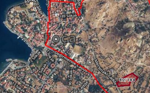 İZMİR FOÇA’DA MUHTEŞEM KONUMLU SATILIK  YATIRIMLIK ARSA